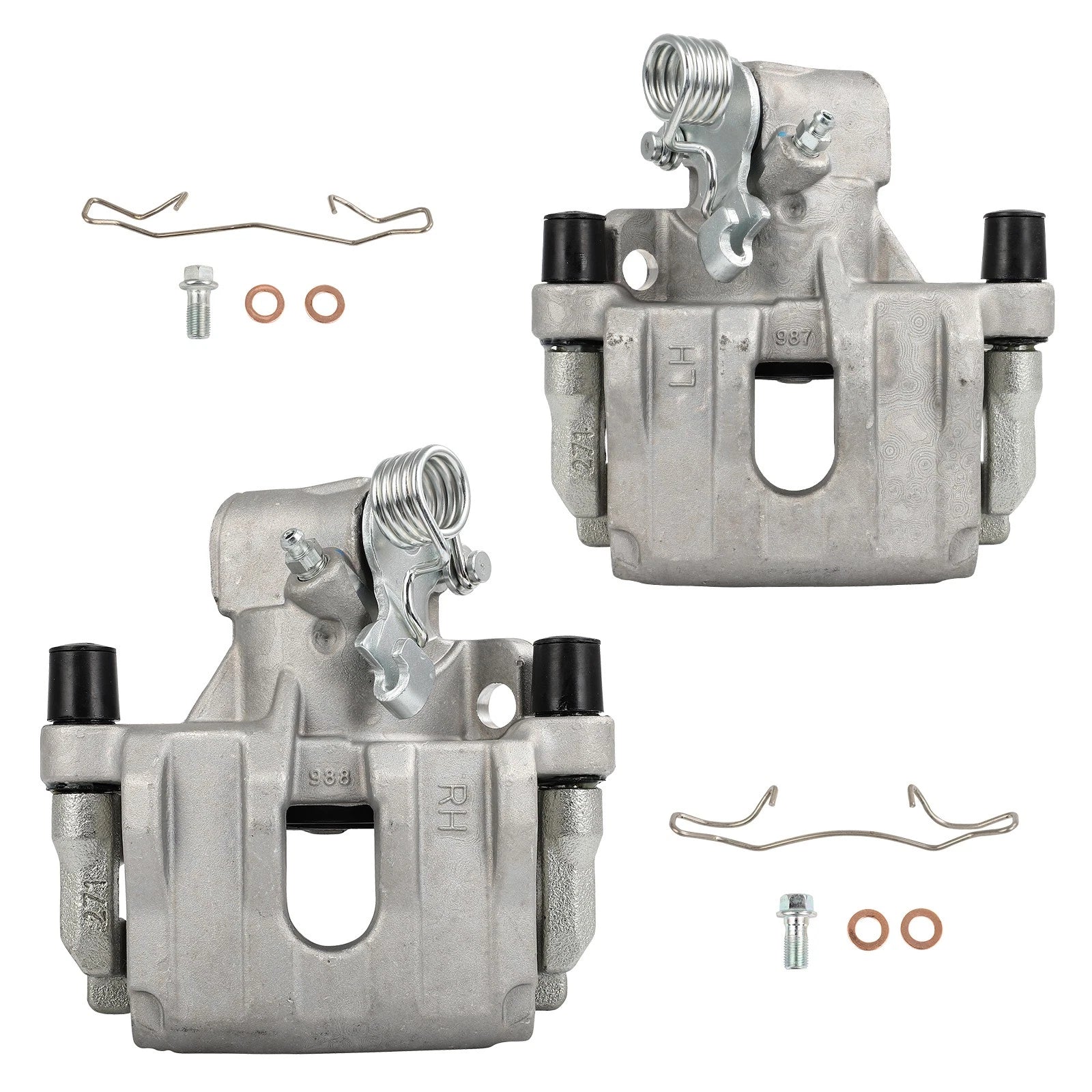 Set of 2 Rear Brake Calipers for Ford Ecosport, Focus