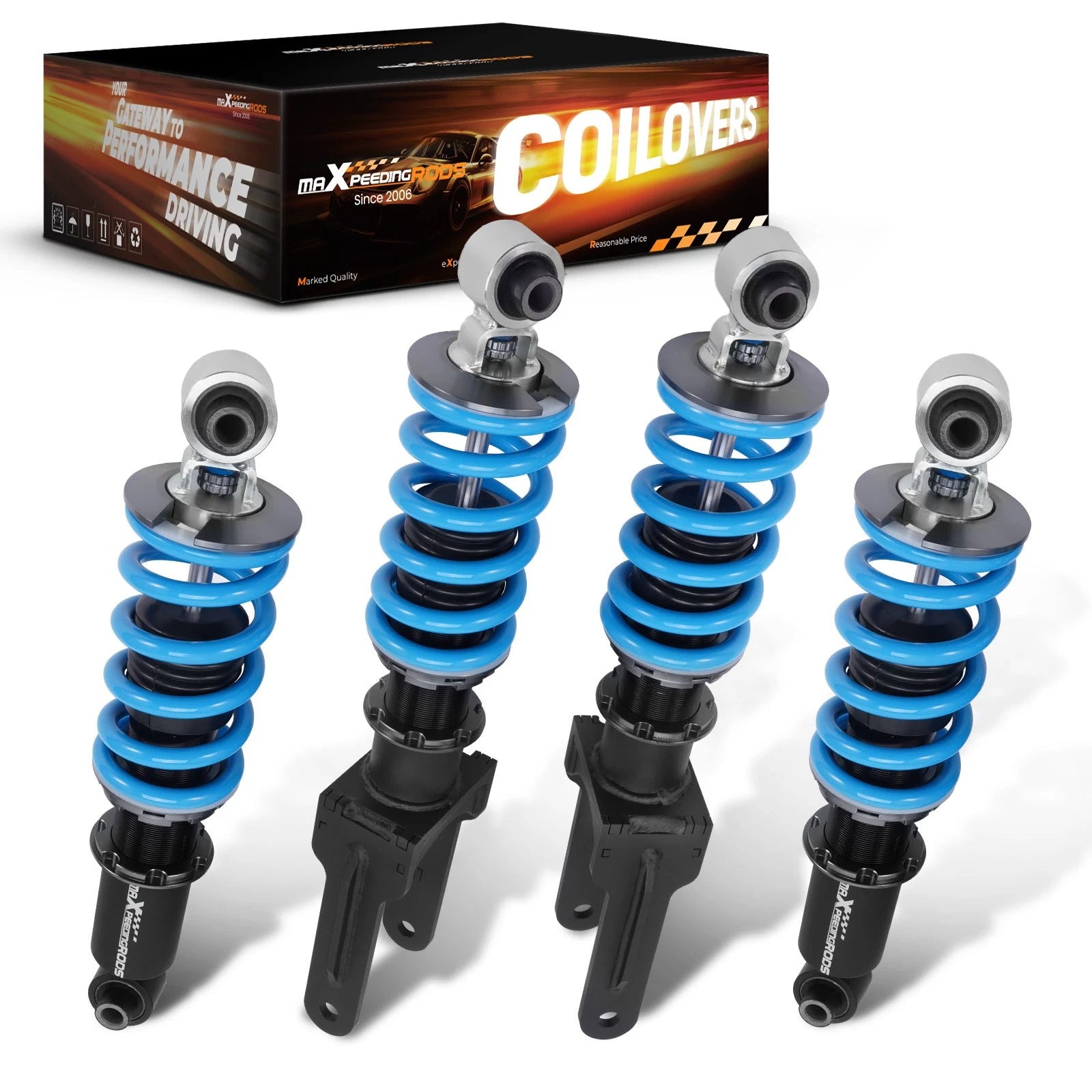 MaXpeedingrods T6 Coilovers 24 Way Suspension Shocks for Dodge Viper (1996–2002)