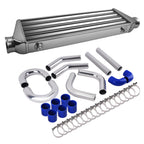 Universal Intercooler 27" x 7" x 2.5" + 2.5" Aluminum Turbo Pipe Kit