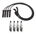 Denso Wire Set & 4 Double Platinum Spark Plugs for Chevy GMC Isuzu L4