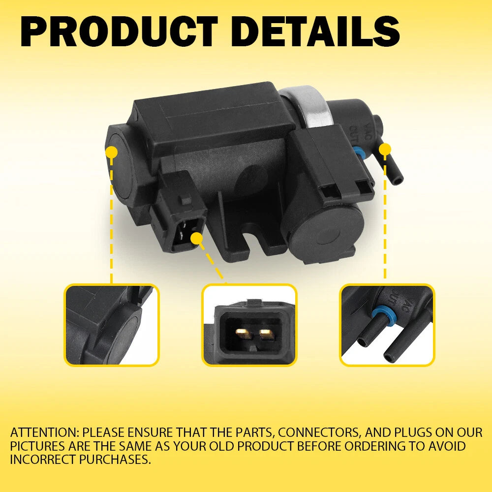 Turbocharger Boost Solenoid Valve for BMW 320i 328i 335i 428i X5 (2006–2015)