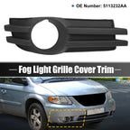 Front Right Fog Light Grille Cover for Dodge Grand Caravan (2008-2010)