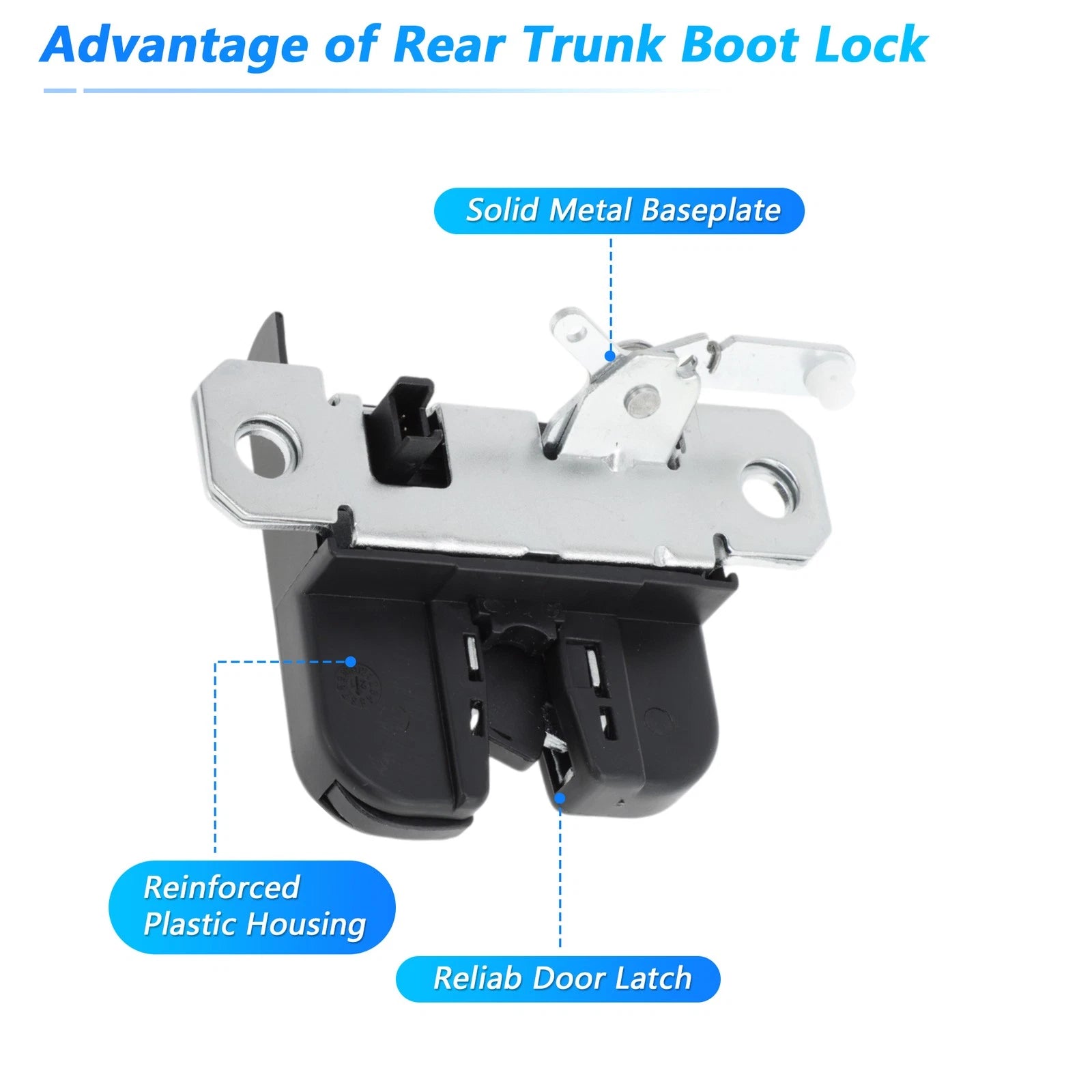 Rear Trunk Latch Lock Actuator for Volkswagen Transporter T5 (2003–2015) No. 7E5827505A