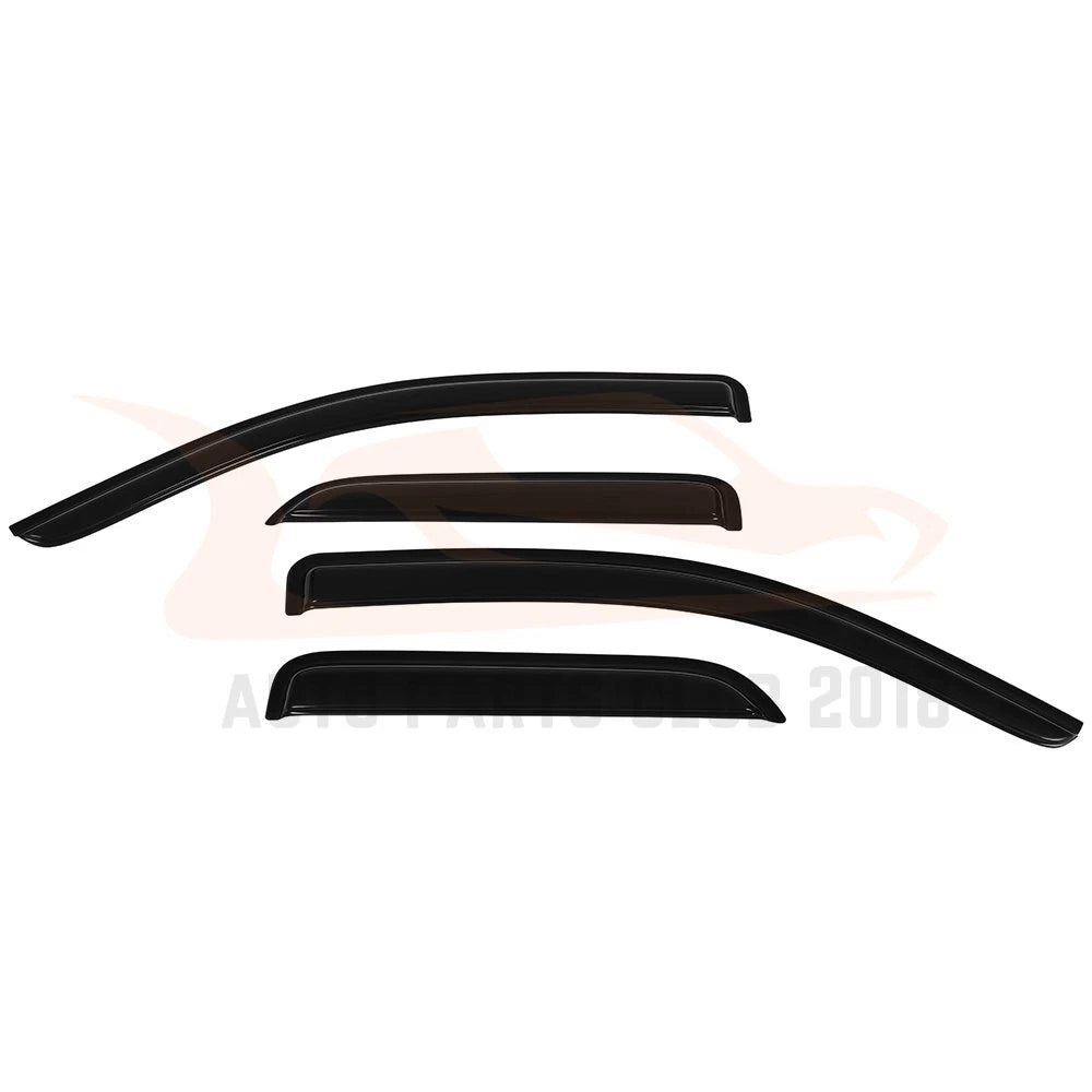 Set of 4 Window Visor Guards for Silverado/Sierra Extended Cab (2014–2019)