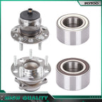 Set of 4 Wheel Bearing Hubs for Jeep Compass (2007–2017)