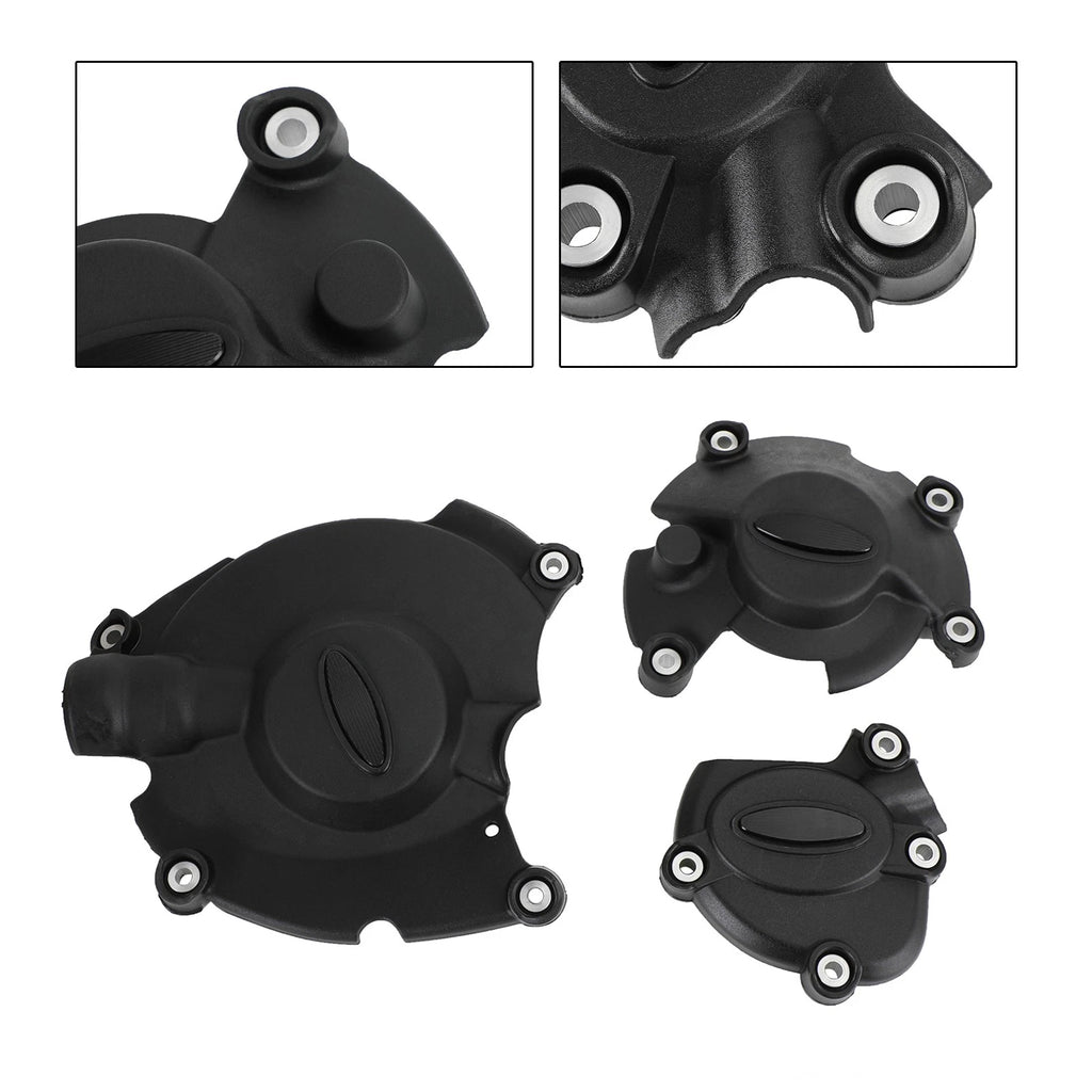 Alternator Cover, Clutch Cover, Timing Cover for Yamaha YZF-R1 (2015–2021), MT-10 (2016–2021)