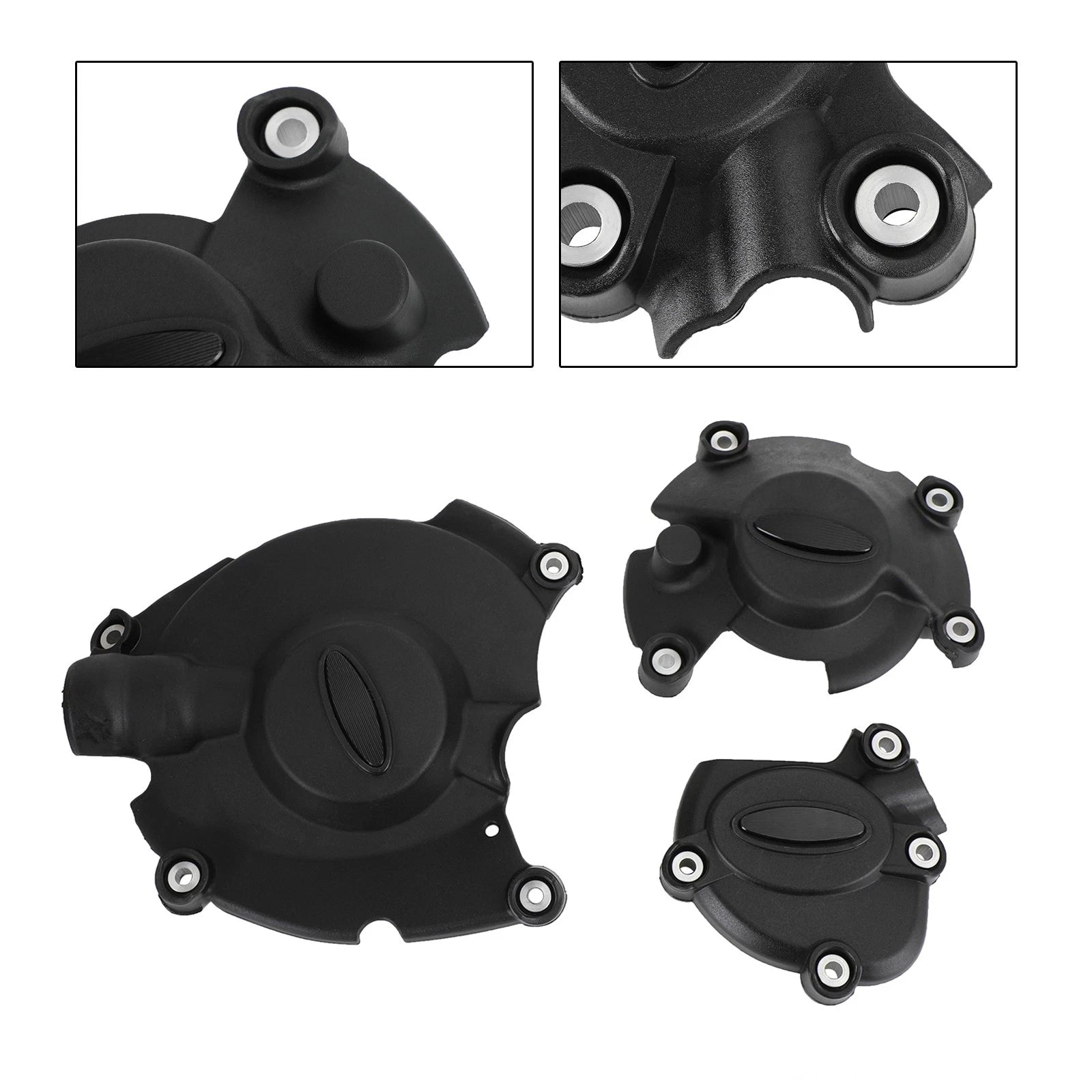 Alternator Cover, Clutch Cover, Timing Cover for Yamaha YZF-R1 (2015–2021), MT-10 (2016–2021)