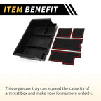 Center Console Organizer Tray for Chevy Silverado, GMC Sierra 