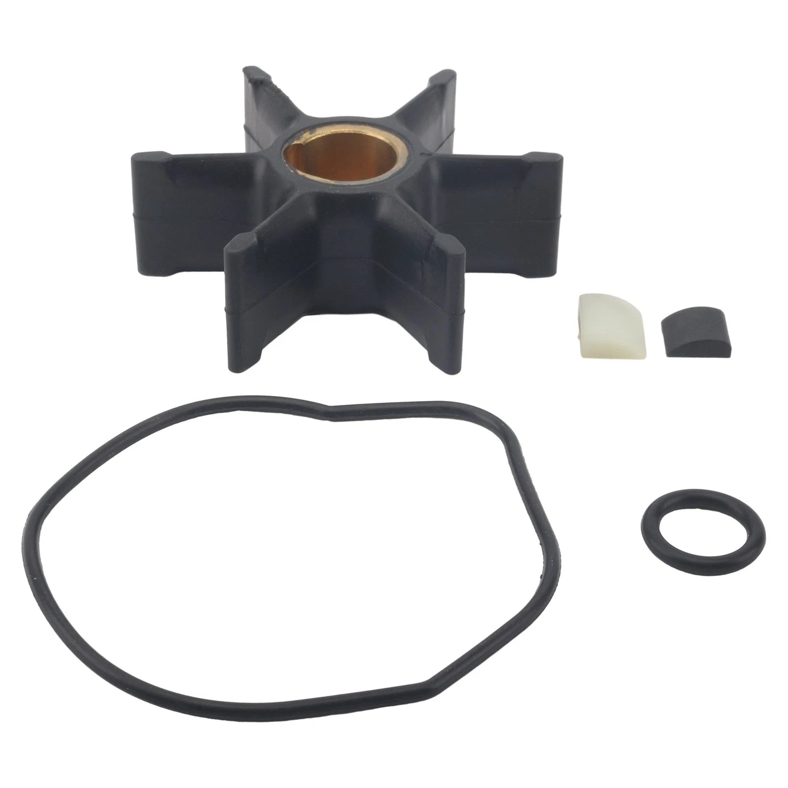 Water Pump Impeller & Key for Evinrude Johnson 35-55 HP Outboard (396809)