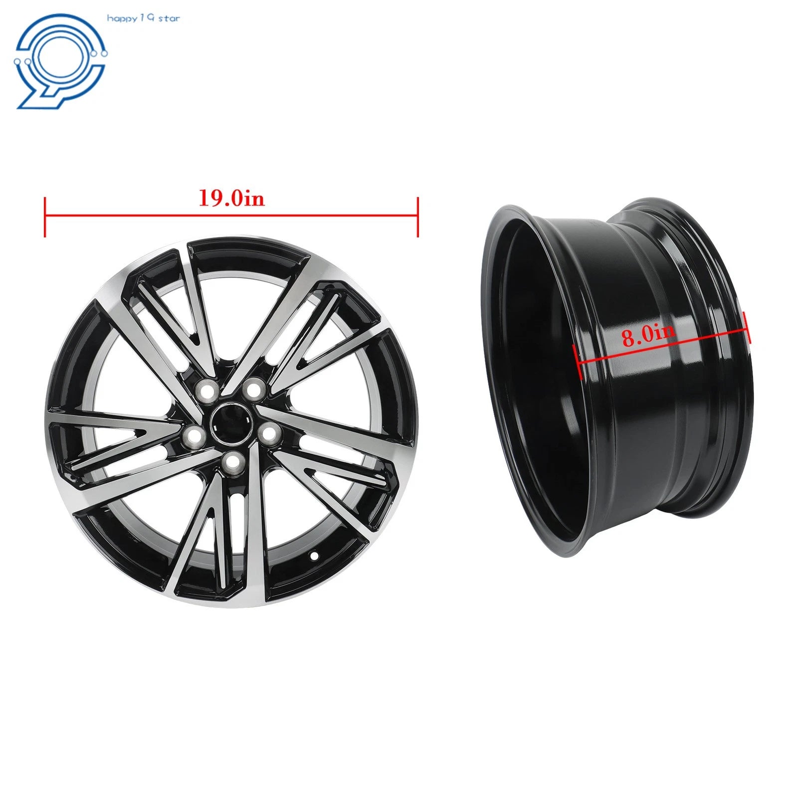 19 x 8 Inch Alloy Wheel Rim for Toyota Camry (2018–2025)