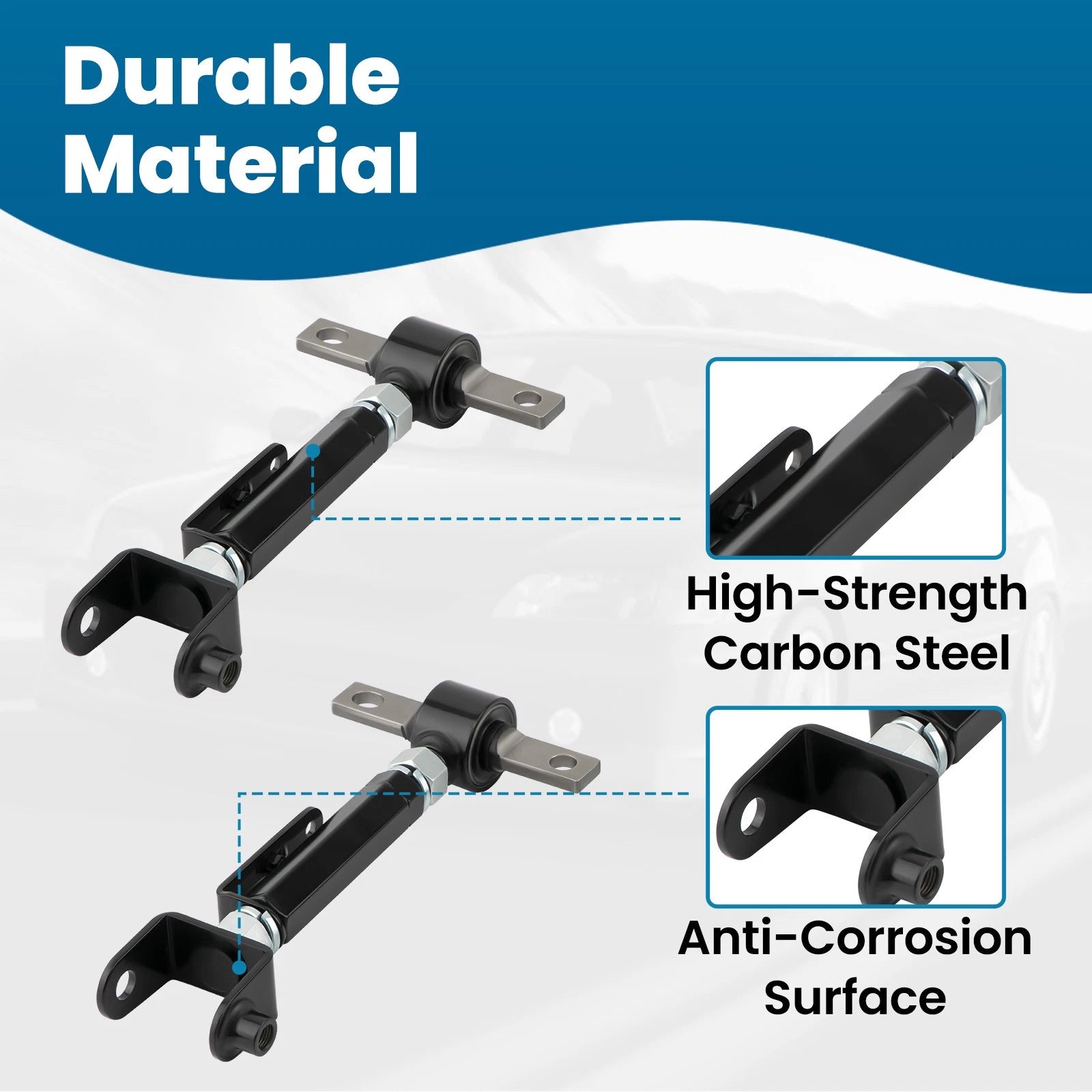 Adjustable Rear Upper Camber Arms for Honda Civic (2001–2005) Acura RSX (2002–2006)