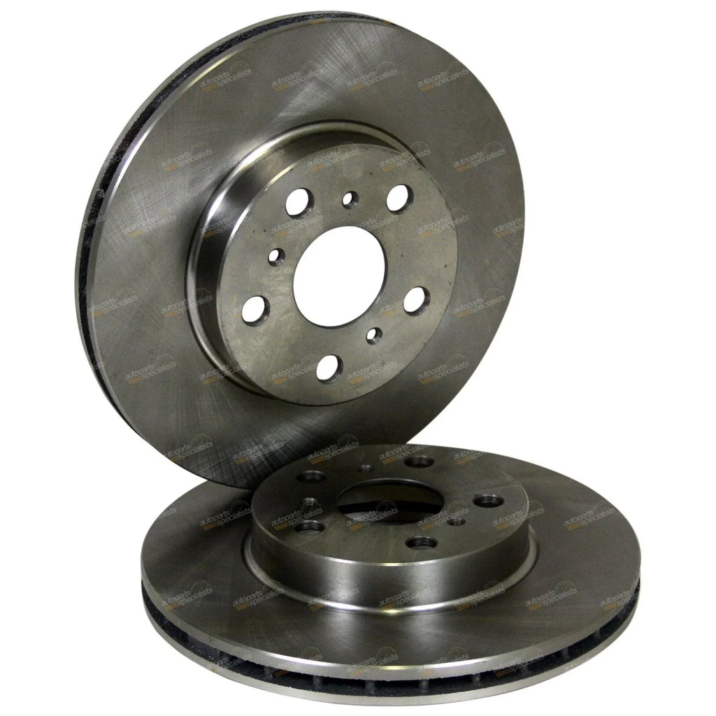 2 x Front Disc Brake Rotors for Toyota Camry SV20 SV21 SV22 (1987-1992)