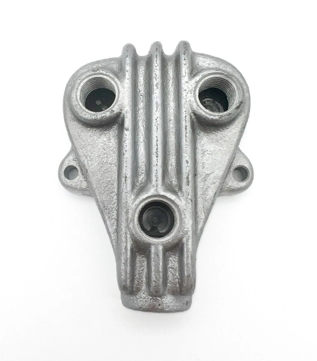 3 Port Unpolished Triangle Finned Fuel Distribution Block for Hot Rods (—)
