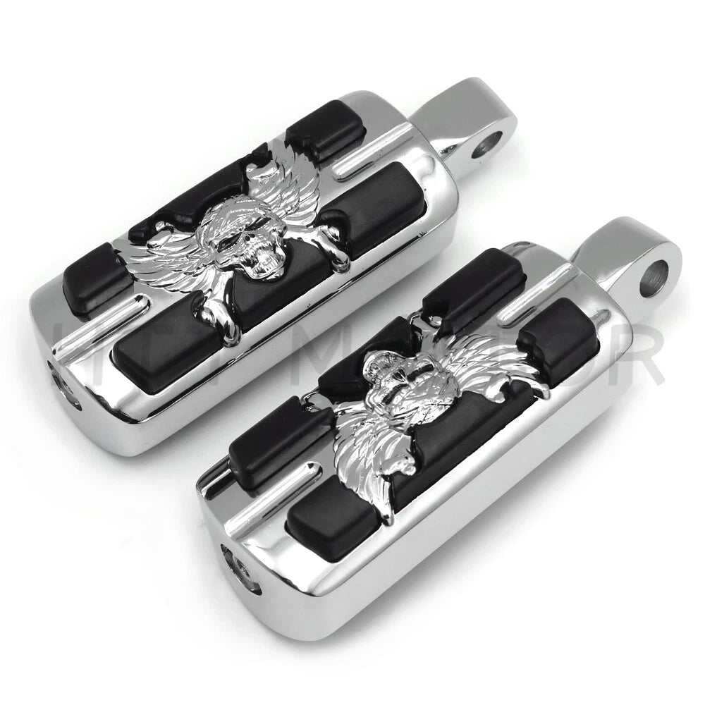 Pirate Skull Footpeg for Suzuki Boulevard Intruder S83 VS1400 Marauder 800 VZ800