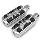 Pirate Skull Footpeg for Suzuki Boulevard Intruder S83 VS1400 Marauder 800 VZ800
