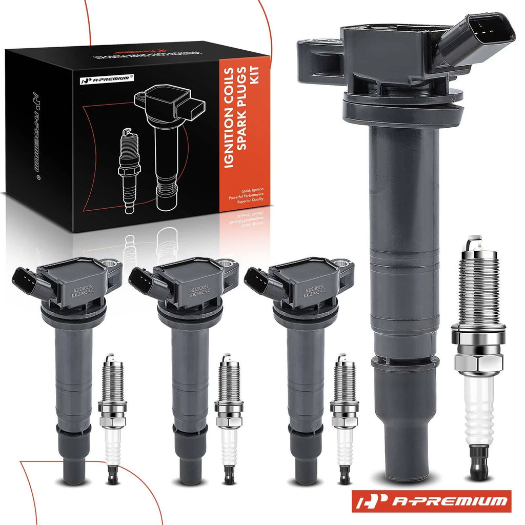 Ignition Coil & Iridium Spark Plug for Toyota Tacoma (2005-2015)