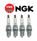 Set of 4 NGK V Power Resistor Spark Plugs BKR6E/6962 for Audi 90 100