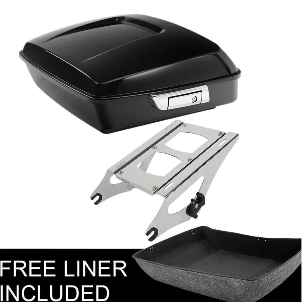 Chopped Trunk & Mount Rack for Harley Pack Touring Road Glide (2014–2025)