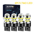 Set of 4 LED White 6000K Reverse Turn Signal Bulbs for Make Model (YYYY–YYYY)