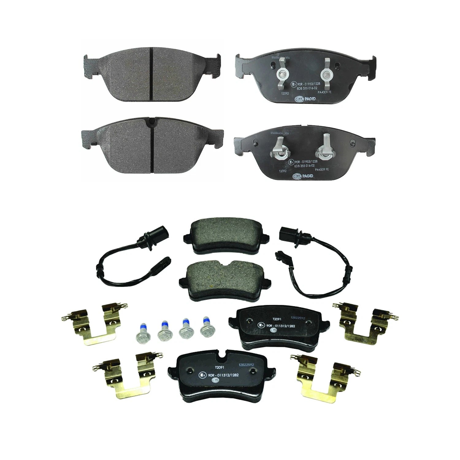 Disc Brake Pads Kit for Audi A8 Quattro (2000–2009)