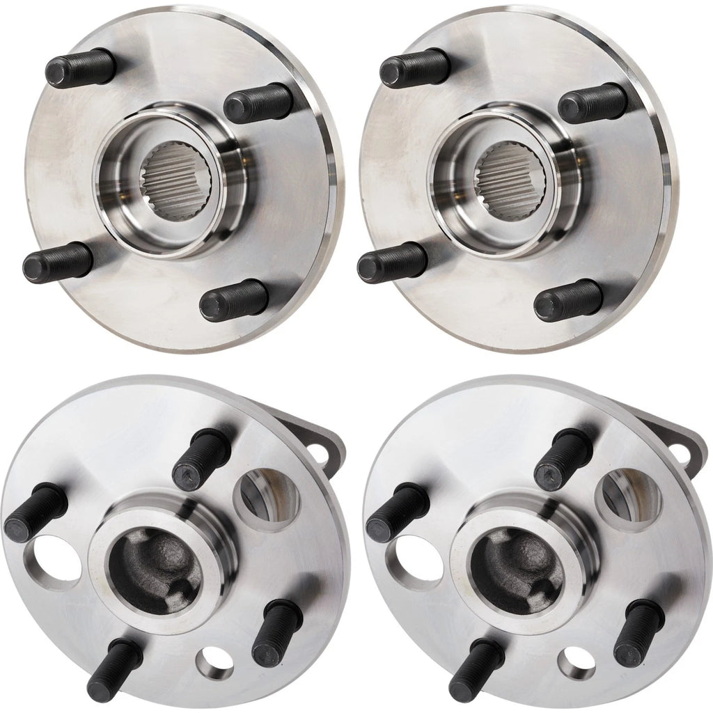 Set of 4 Wheel Hubs for Chevy (Front & Rear)