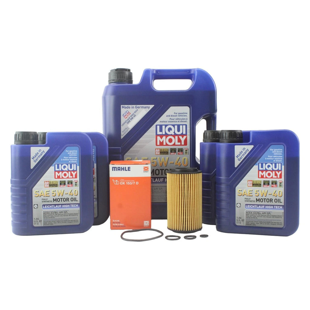 Oil Change Kit for Mercedes CLS550 (2007–2011) - 9L Liqui Moly 5W40, Mahle
