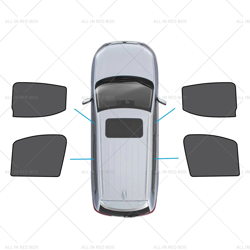 Set of 2 Magnetic Sun Blinds for LDV T60 Ute (2017–2024) UVB Protection