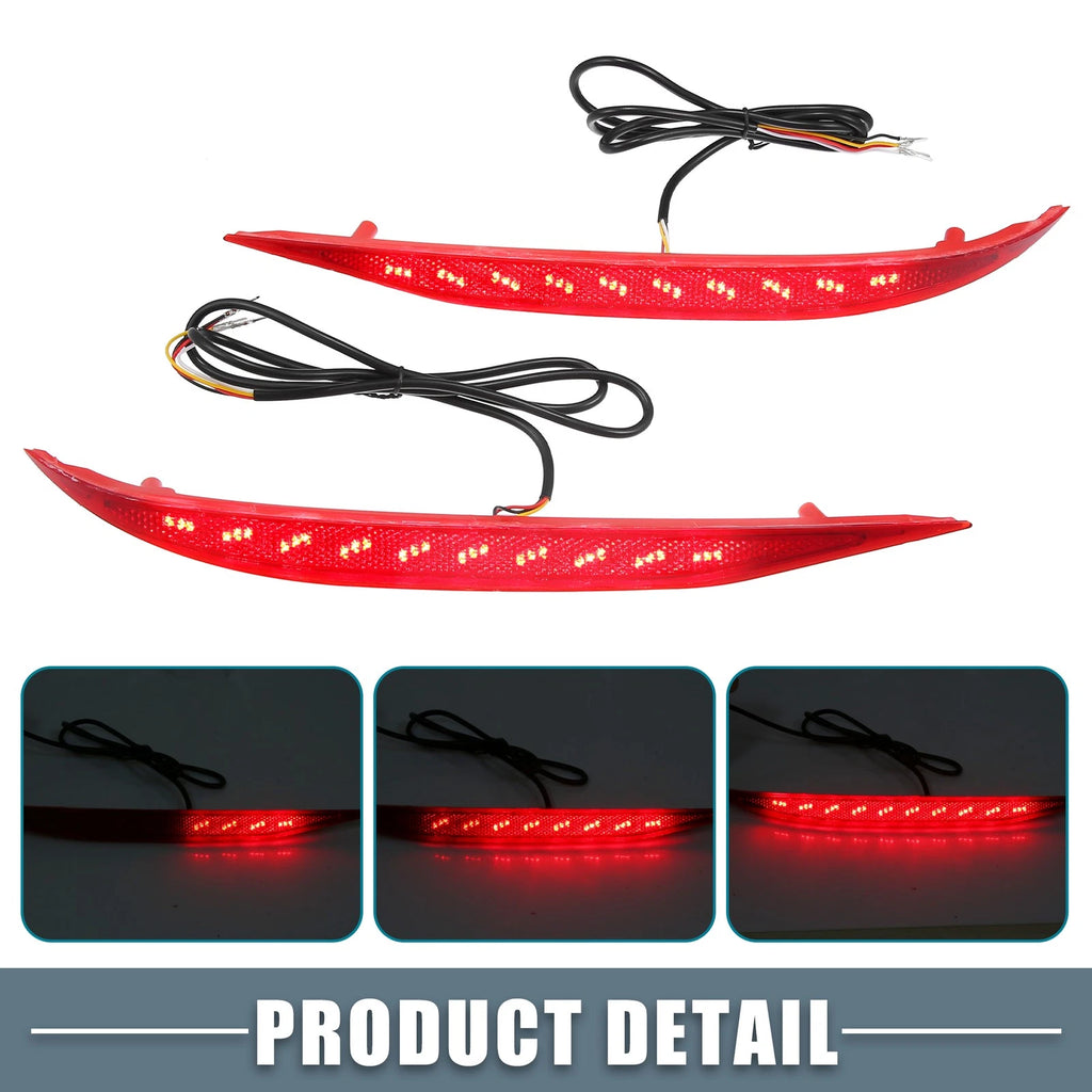 LED Rear Bumper Reflector Brake Tail Turn Signal Light for Hyundai Elantra (2021–2022)