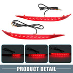 LED Rear Bumper Reflector Brake Tail Turn Signal Light for Hyundai Elantra (2021–2022)