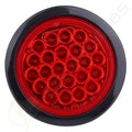Set of 20 LED Side Marker Clearance Lamps for Trailer (Round Red+Amber)