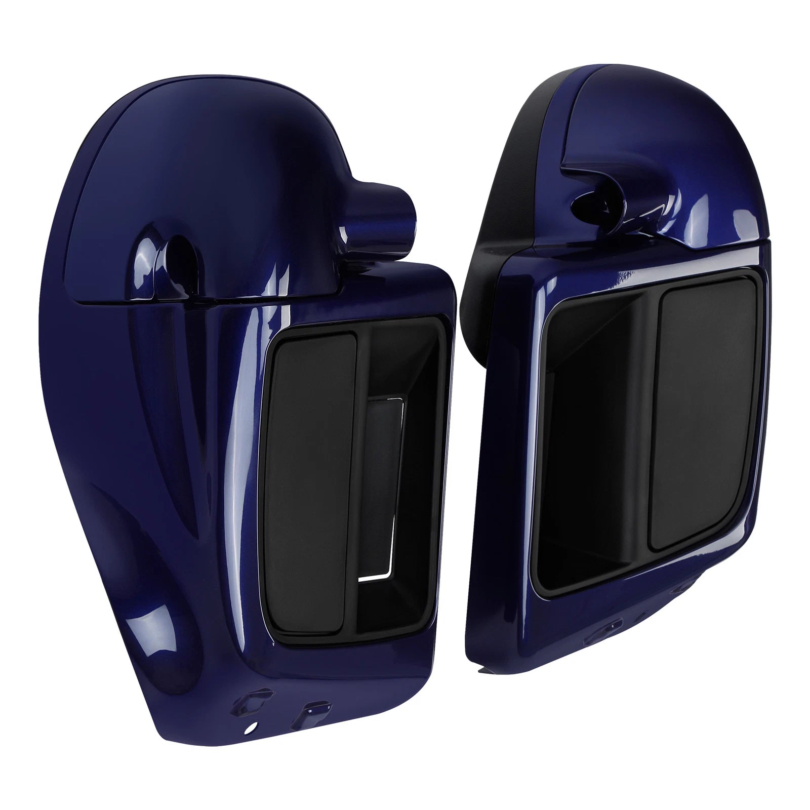 Lower Vented Leg Fairing for Harley Street Glide (2014–2025) Zephyr Blue/Black Sunglo
