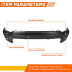 Front Bumper Face Bar for Chevy Silverado 2500 3500 HD (2020–2023)