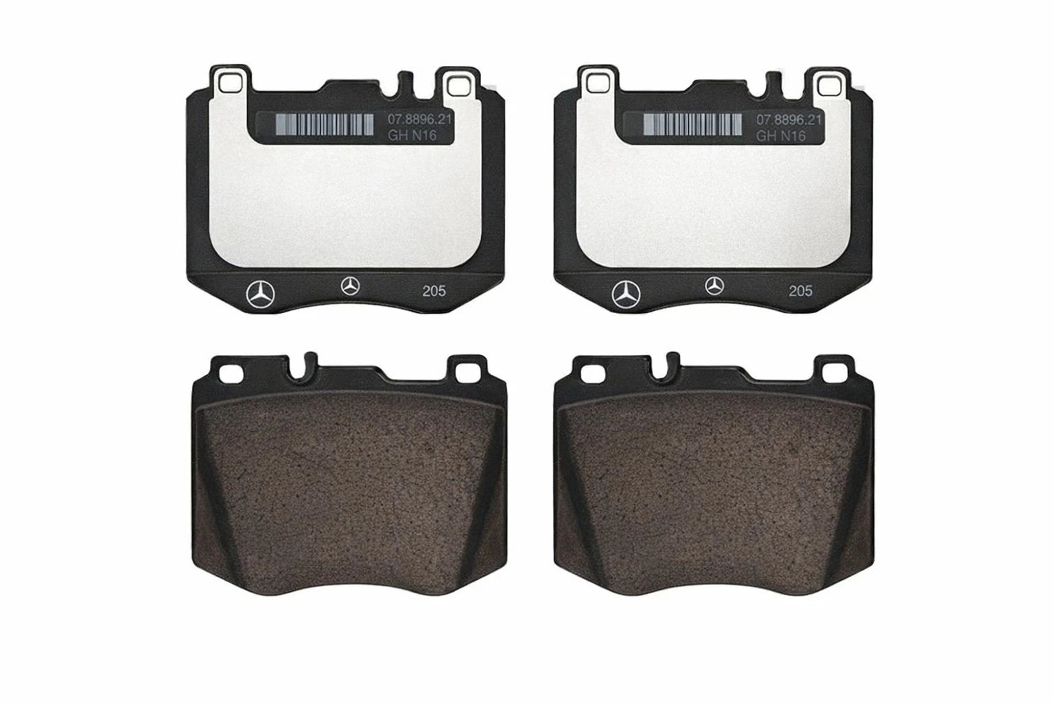 Set of 4 Front Disc Brake Pads for Mercedes-Benz C300 (2015–2021) 000420670064