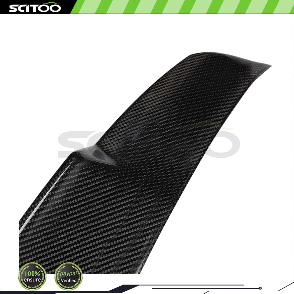 HighKick Glossy Carbon Fiber Trunk Lid Spoiler for Infiniti G25 G37 (2009–2013)
