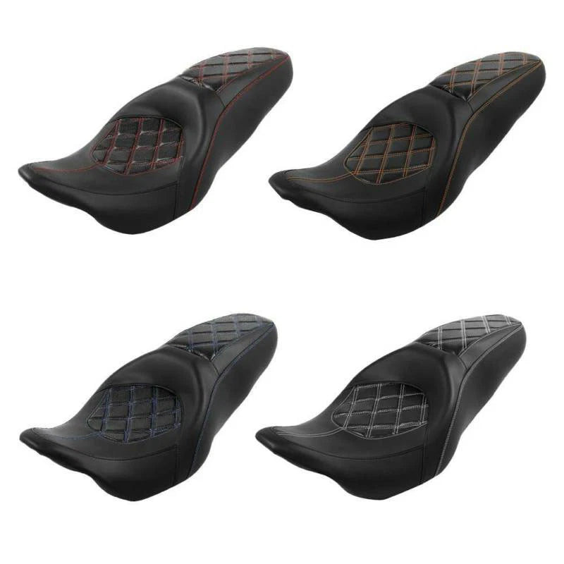 Driver & Passenger Seat for Harley Touring Road Glide (2009–2023) Black
