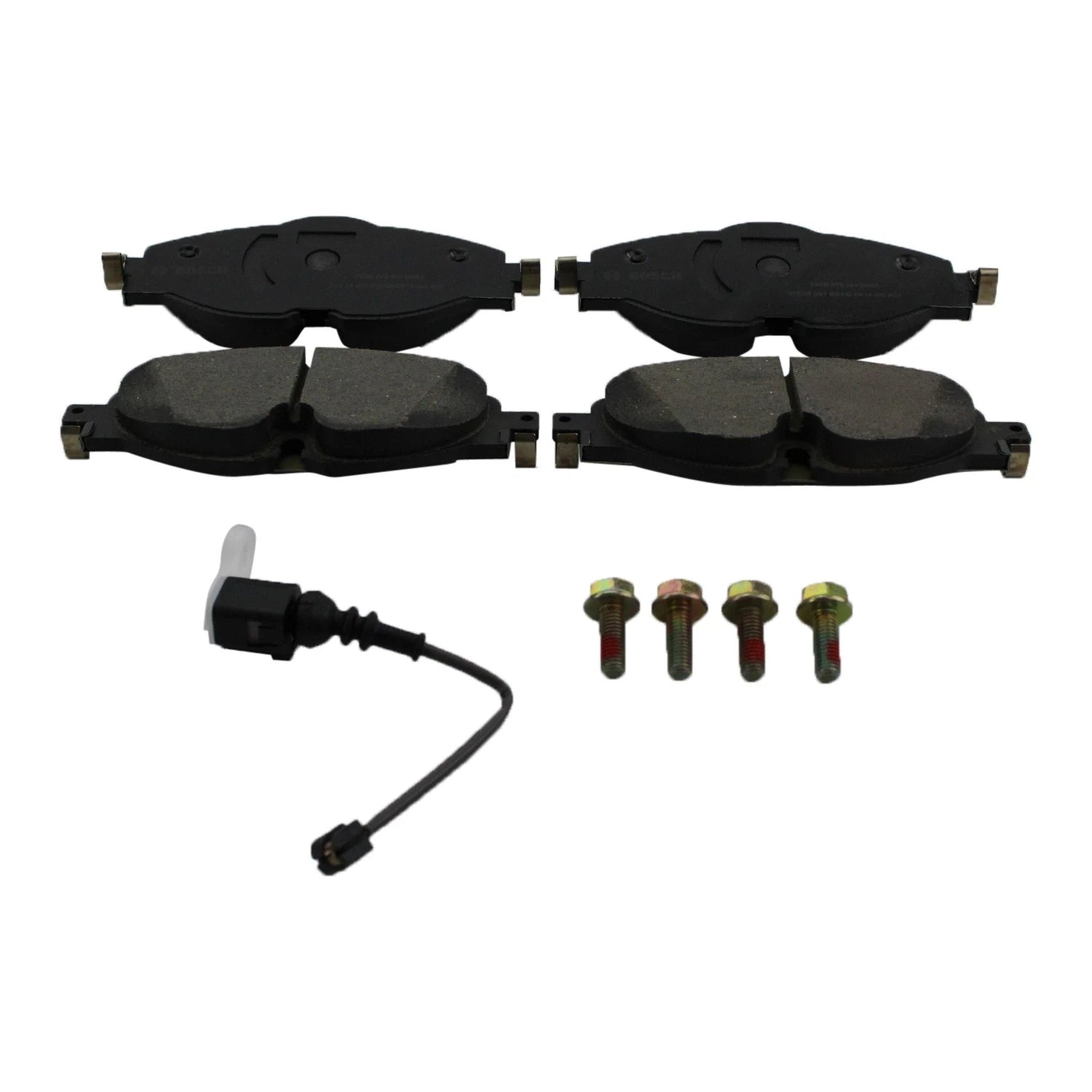 DuraGo Front Rotors & Bosch QuietCast Ceramic Brake Pads for A3 Golf Jetta