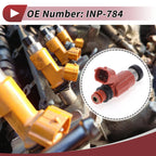 Fuel Injector No.INP-784 for Mazda E220 (1992–2002) 1 Pc Red