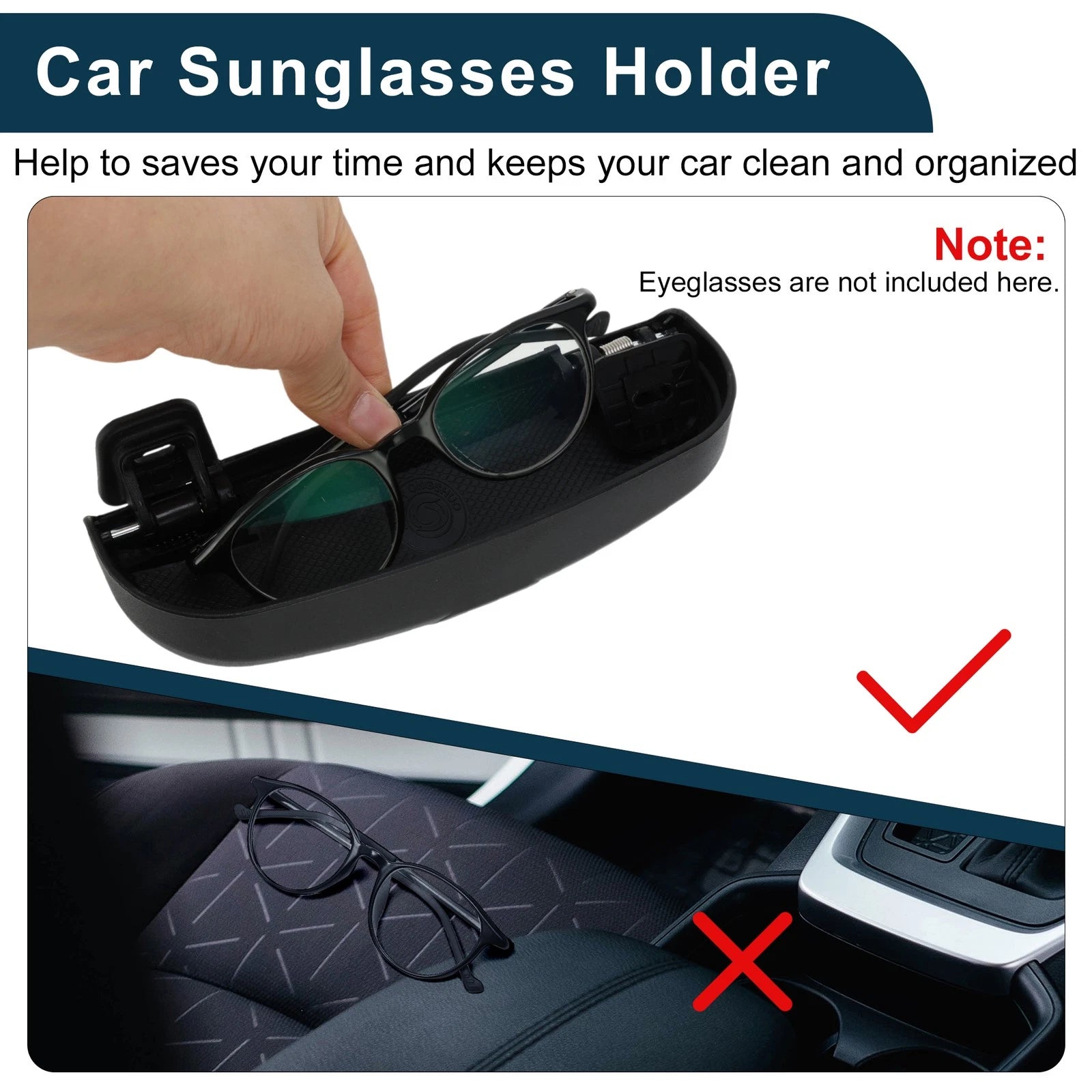 Sunglasses Case for Ford Kuga 3 MK3 ST-Line (2020–2025) Set of 1