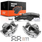 6x Front Brake Calipers and Pads for Cadillac DeVille (2000–2005)