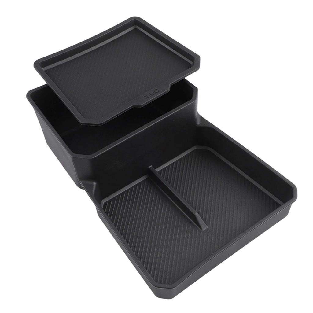 Center Console Storage Box for Kia EV3 (2024–2025) TPE Double Compartment