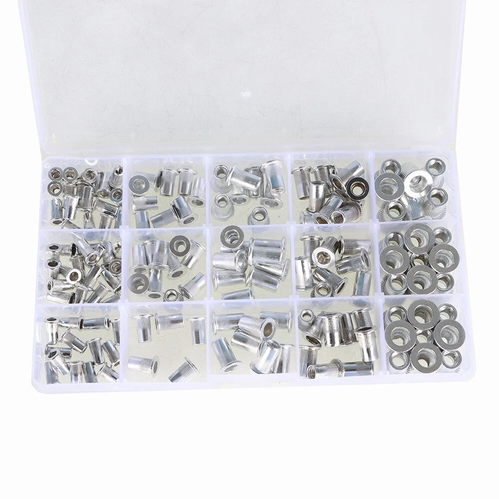150 Pack Rivet Nut Kit for Standard Inch SAE Applications