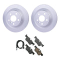 Hella Rear Rotor & Akebono EURO Ceramic Disc Brake Pads Kit for BMW X1 F48 F39 (2016–2023)