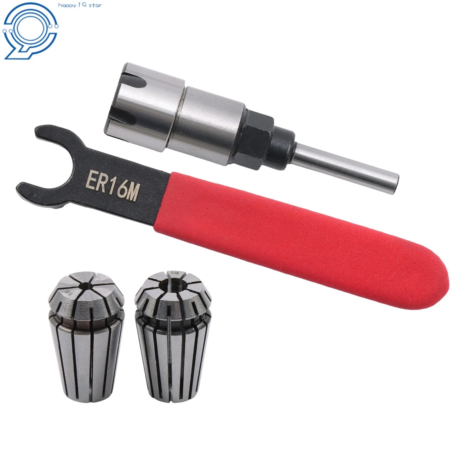 Router Bit Converter for ER16 Collet Chuck (1/4 to 1/8)
