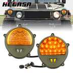 2X LED Front Turn Signal Light for Humvee M998 M35 (1990–2006)