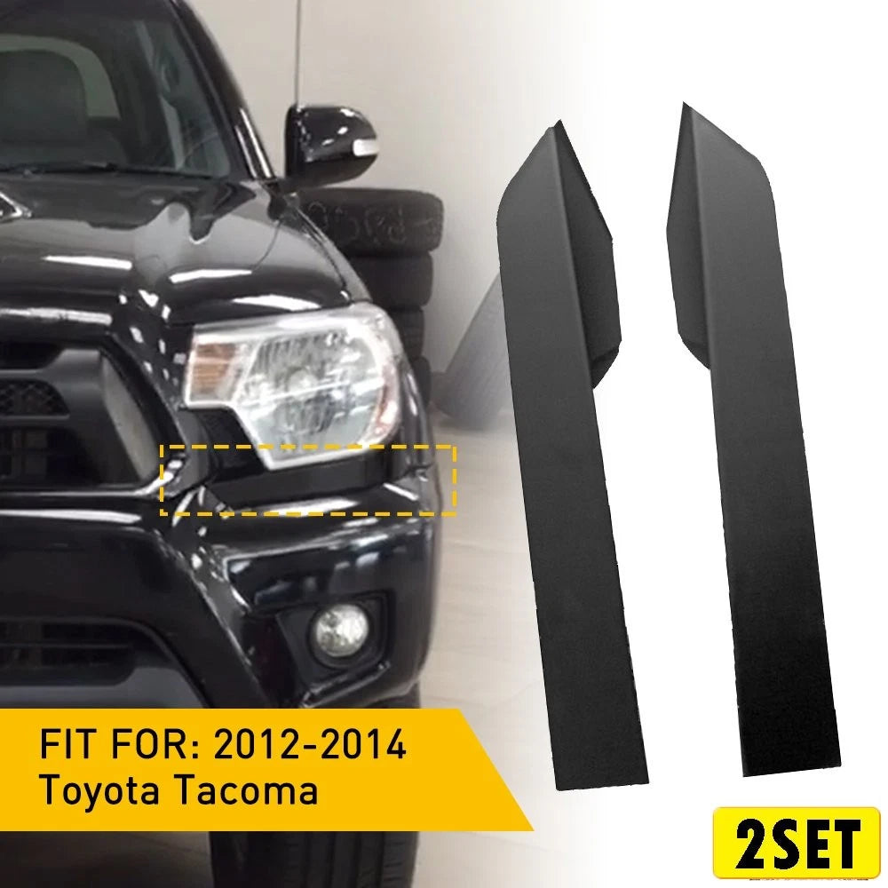 2X Headlight Molding Filler Panel Trim for Toyota Tacoma (2012–2015)