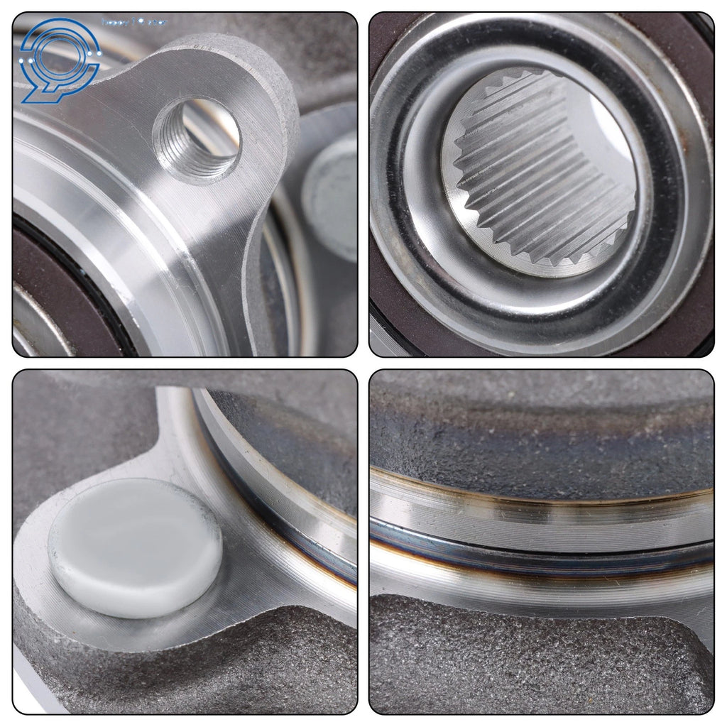 Set of 4 Wheel Bearing Hubs for Ford Fusion Lincoln MKZ (2013–2016)