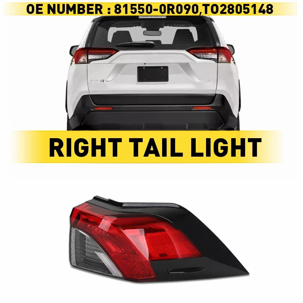 Tail Light Assembly for Toyota RAV4 (2019–2022) Outer Rear Right