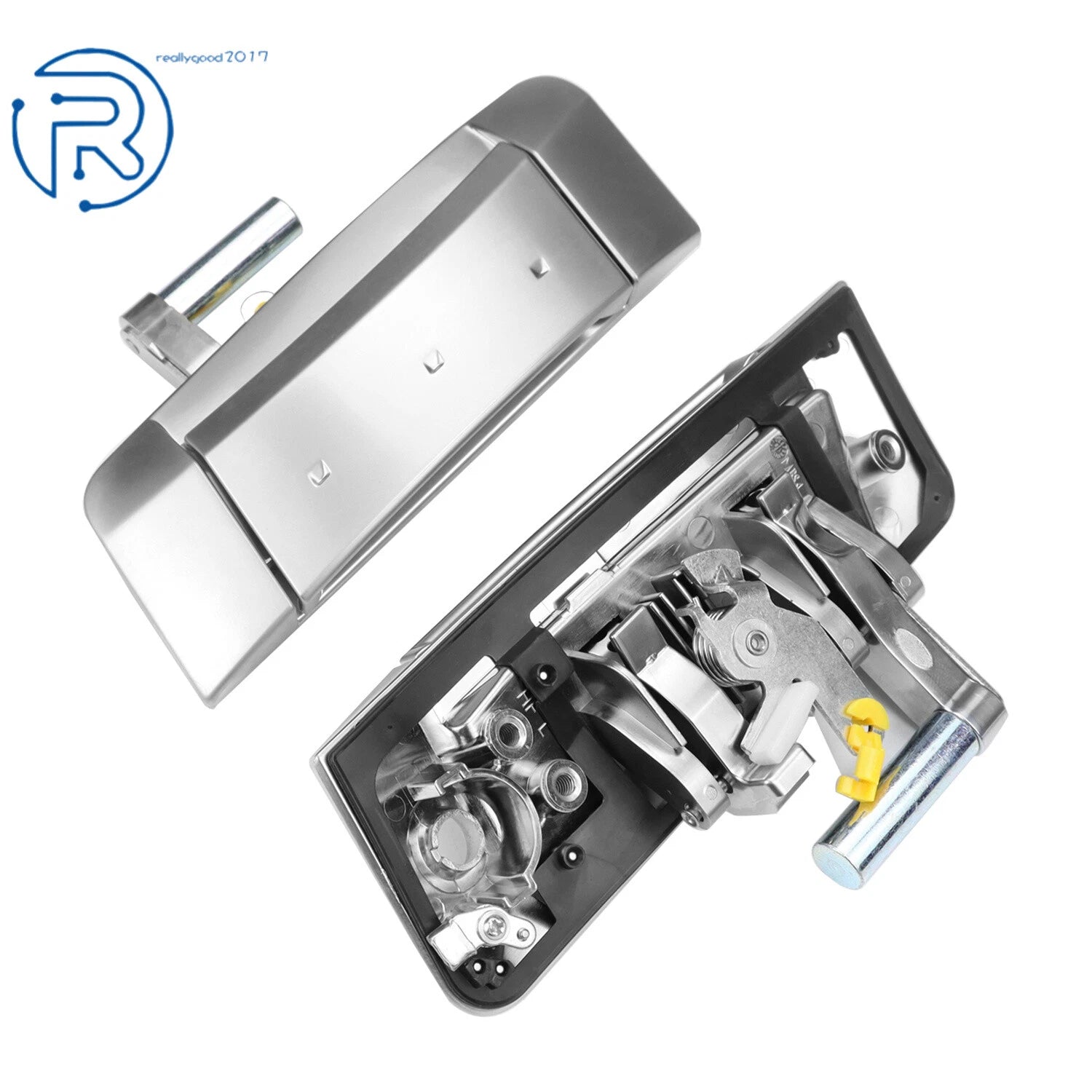 Set of 2 Silver Door Handles for Nissan 350Z (2003–2009)