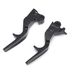 Black Shorty Skull Brake Clutch Levers for Harley XL (1996–2003), Softail (1996–2012), Touring (1996–2007)