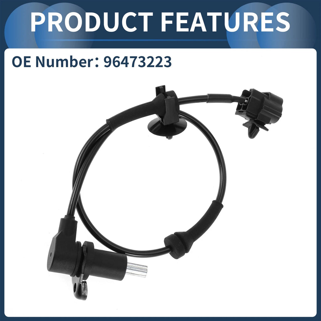 ABS Wheel Speed Sensor No. 96473223 for Chevrolet Aveo (2004–2011) Rear Right